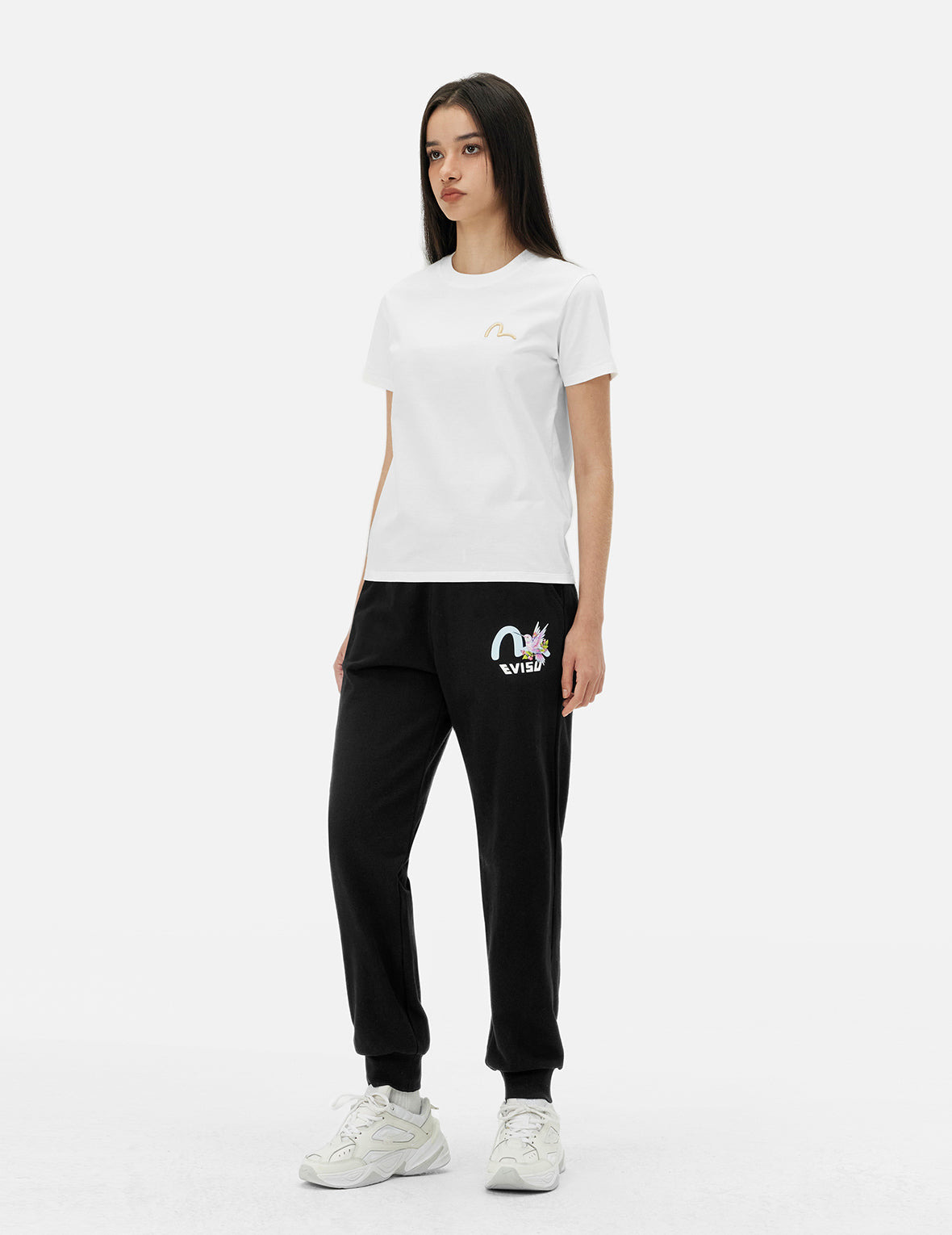 Hummingbird and Magnolia Print Regular Fit Sweatpants - 3
