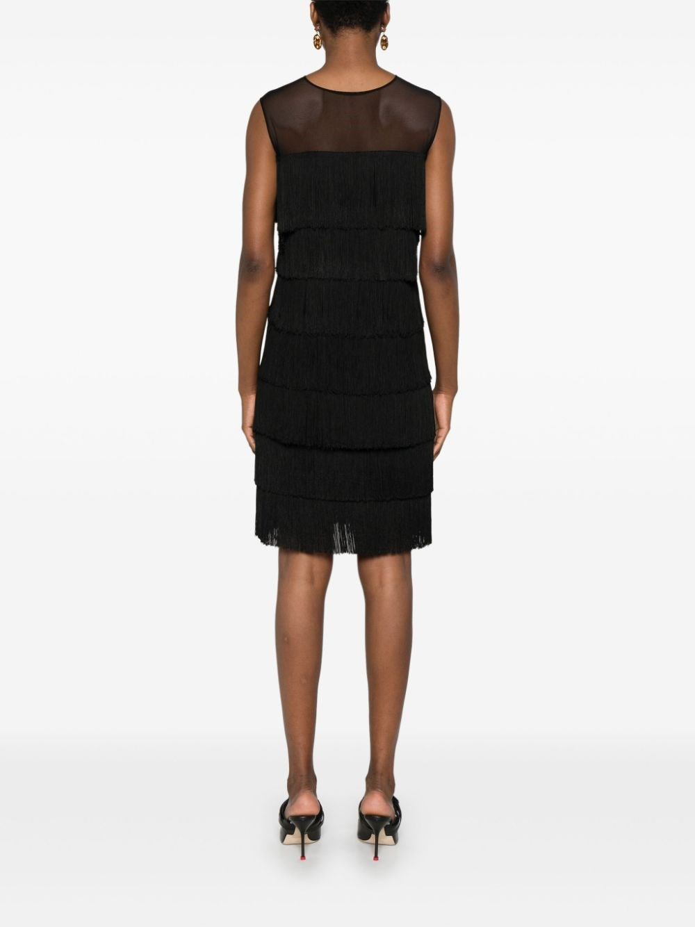 SLEEVELESS ALL OVER FRINGE PICKLEBALL DRESS - 3