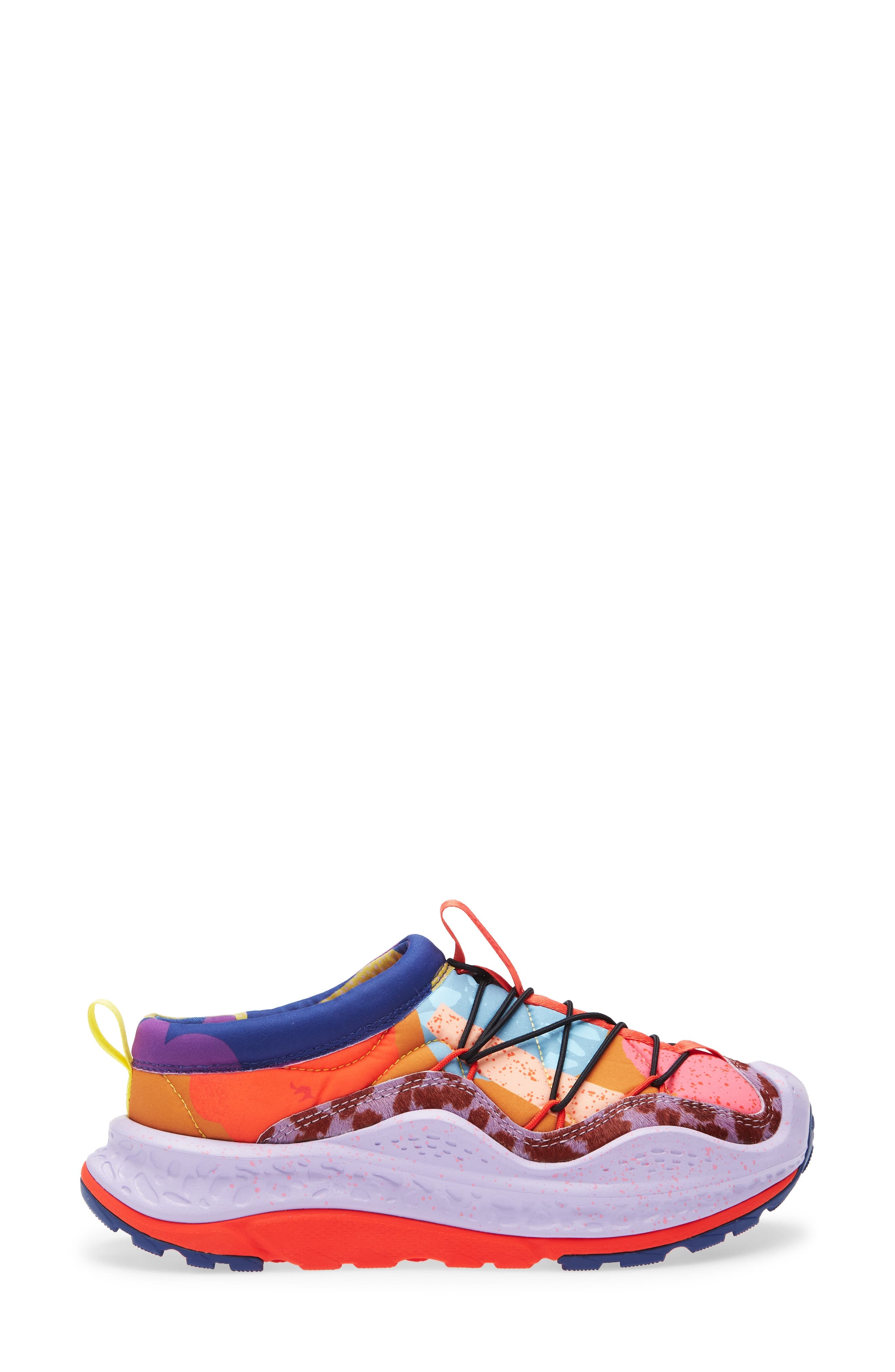 HOKA Gender Inclusive Ora Primo Studio Proba Recovery Slip-On Sneaker in Vermillion Orange /Gold at  - 4