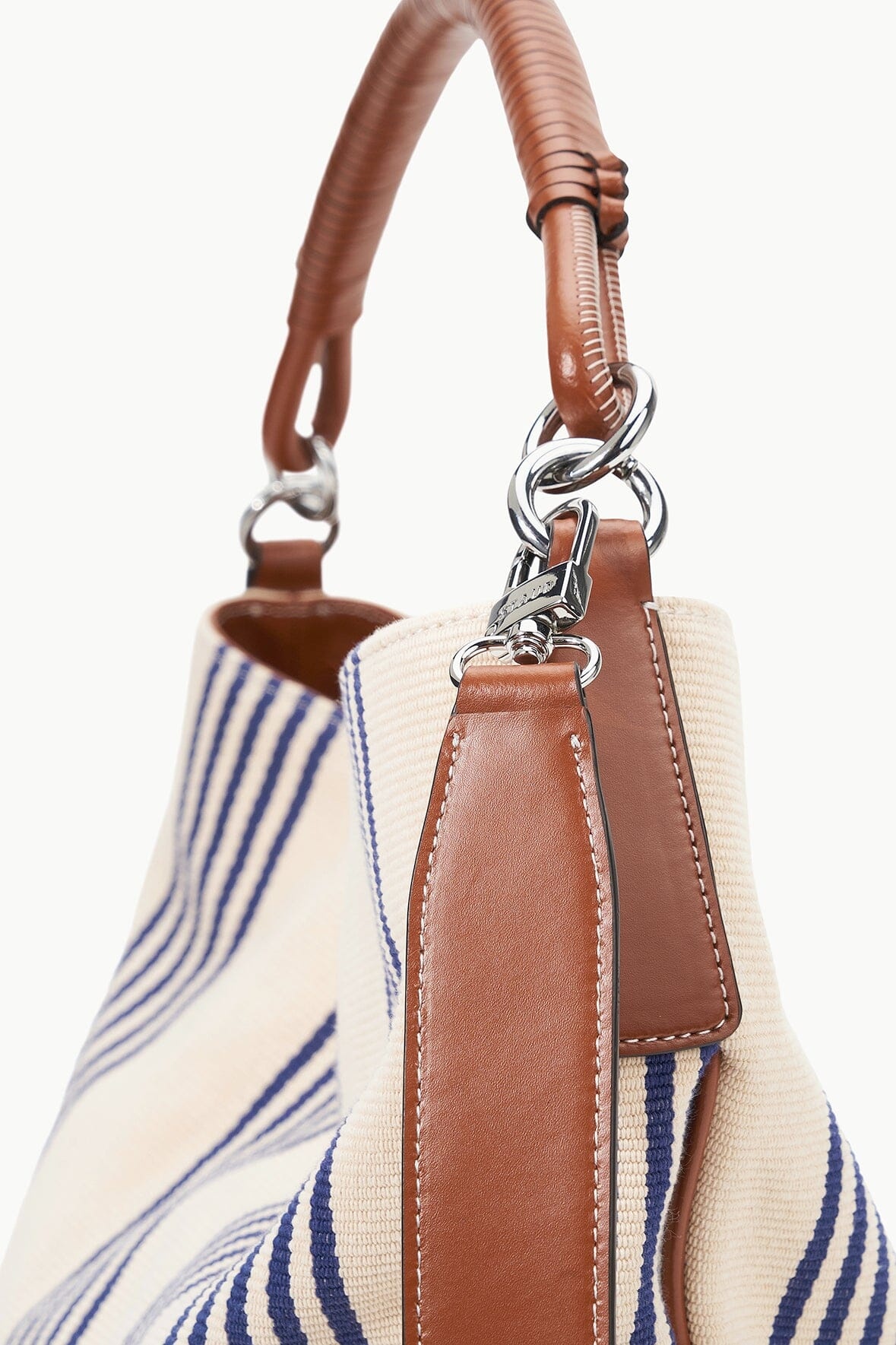 STAUD PERRY HOBO MARINE BAYADERE STRIPE - 5