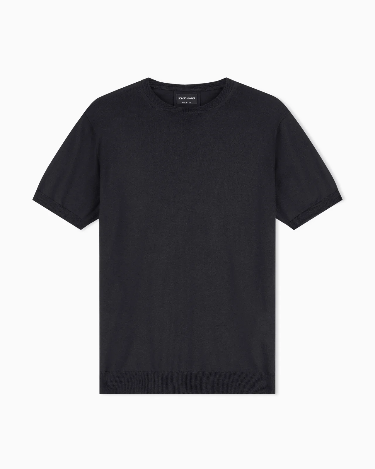 Silk and cotton crew-neck jumper - 1