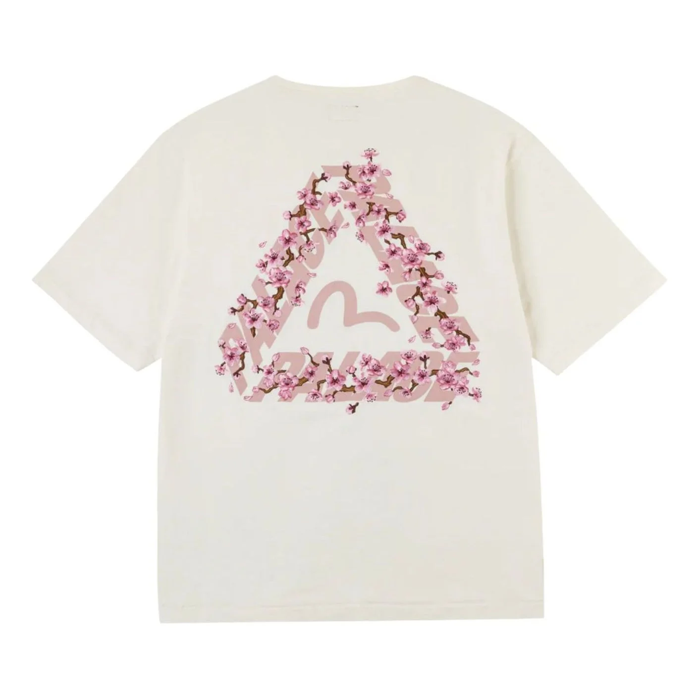 Palace x EVISU Heavy Wash T Shirt 'Off White' P30ES243 - 1