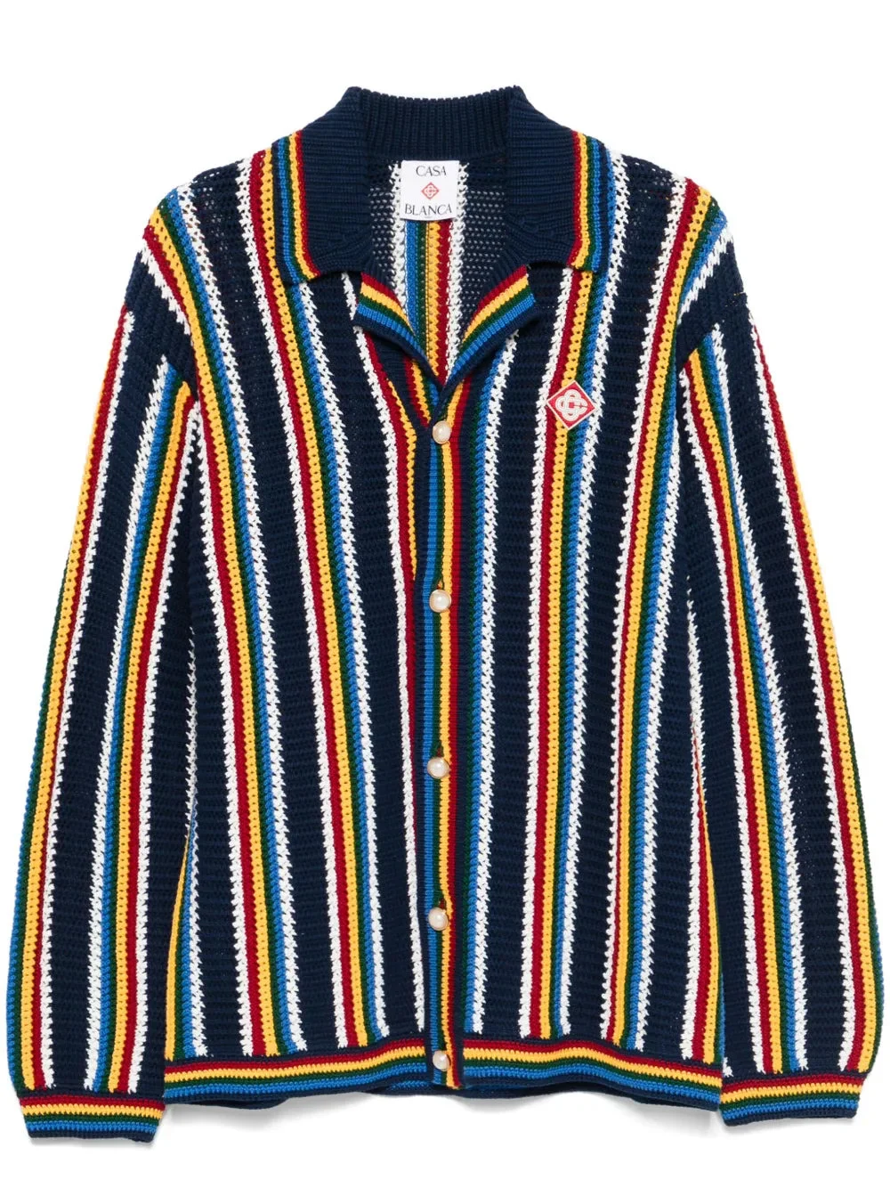 Casablanca Men Crochet Shirt Jacket - 1