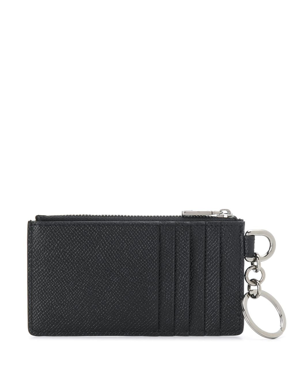 logo plaque zipped cardholder - 2