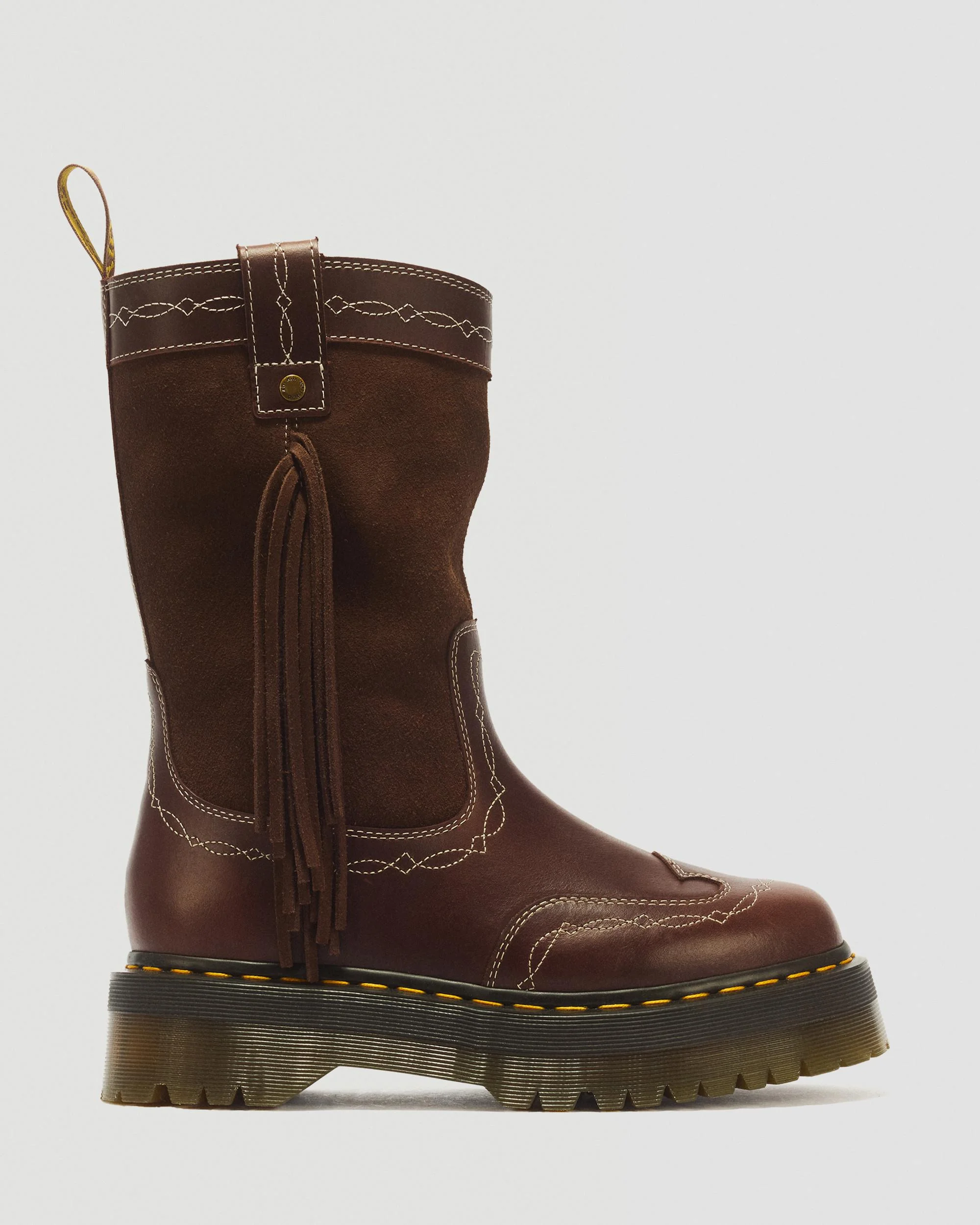 Desert Rodeo Quad Mid Boot Leather & Suede Boots - 1