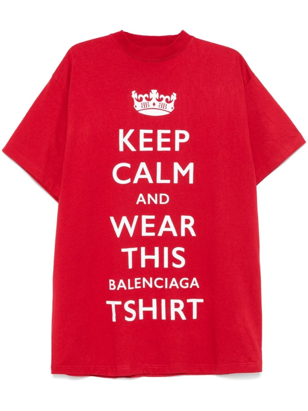 BALENCIAGA Keep Calm T-shirt | REVERSIBLE