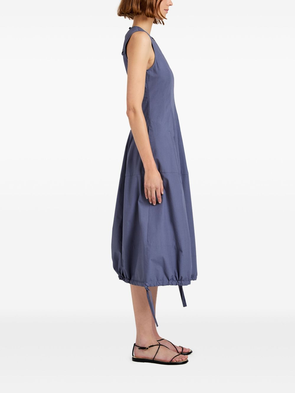 pleated sleeveless dress - 3