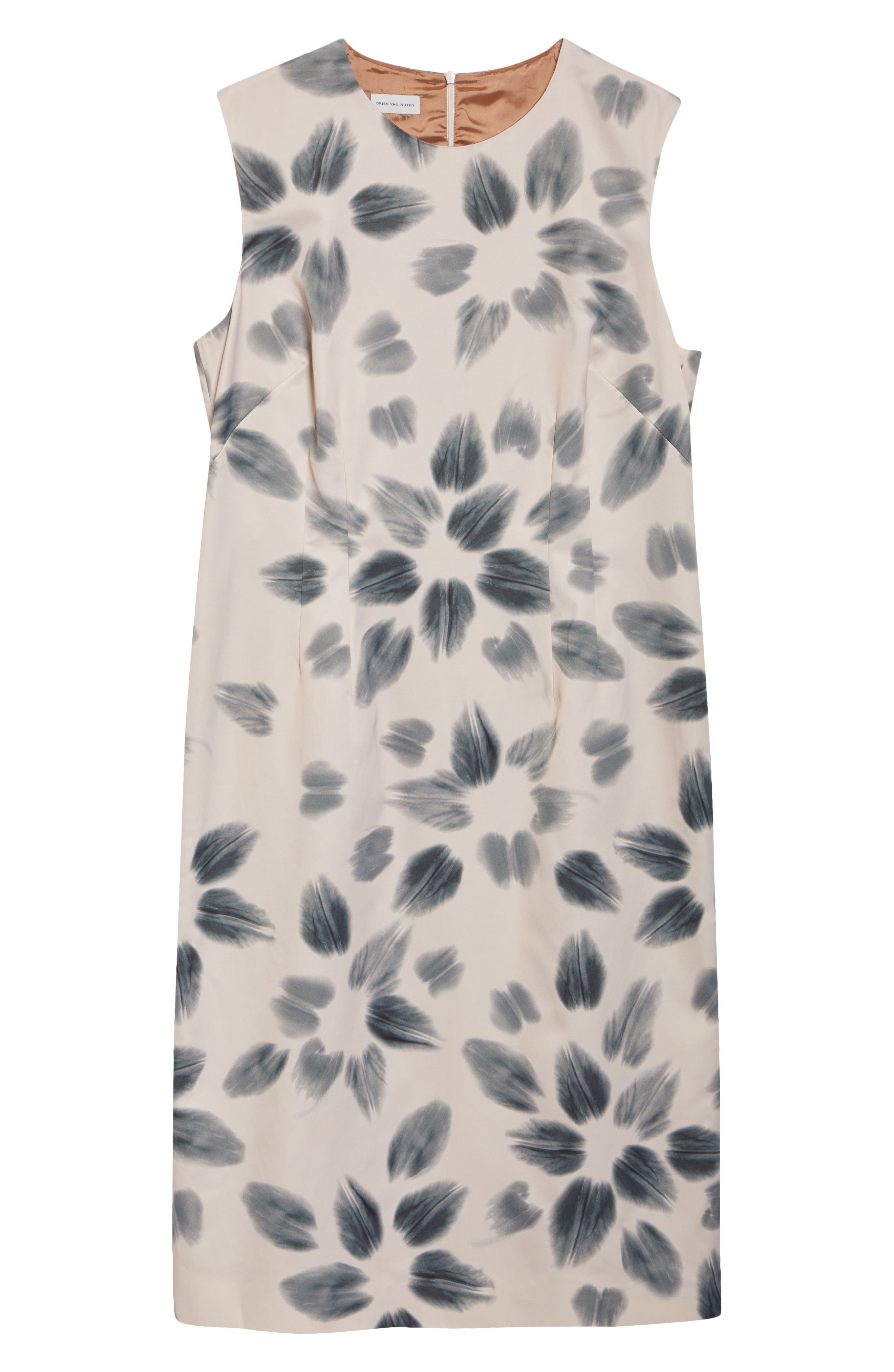 Dries Van Noten Delavina Orchid Petal Print Sheath Dress in Blush at Nordstrom - 5