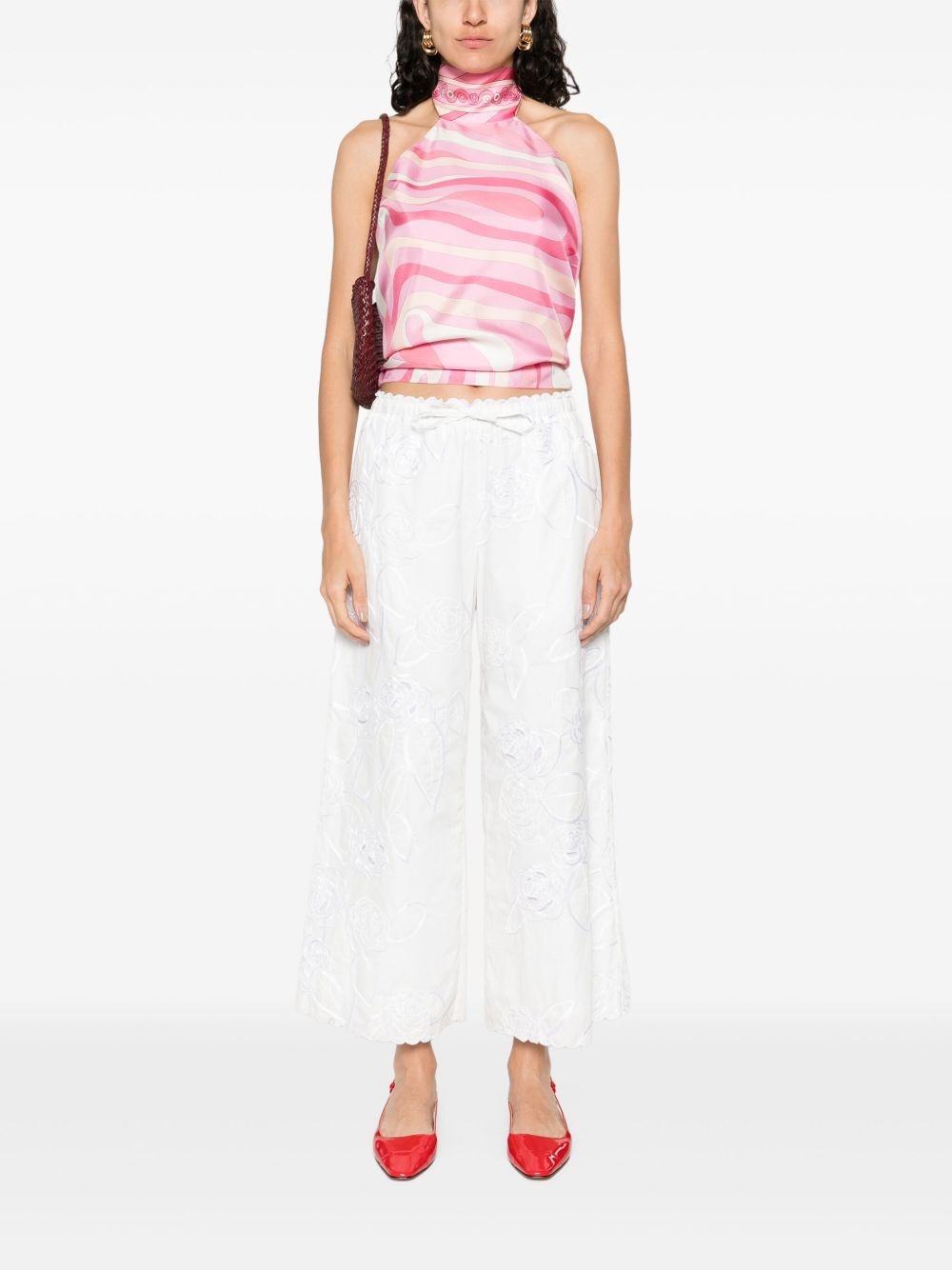 Petit Beurre-embroidered trousers - 2