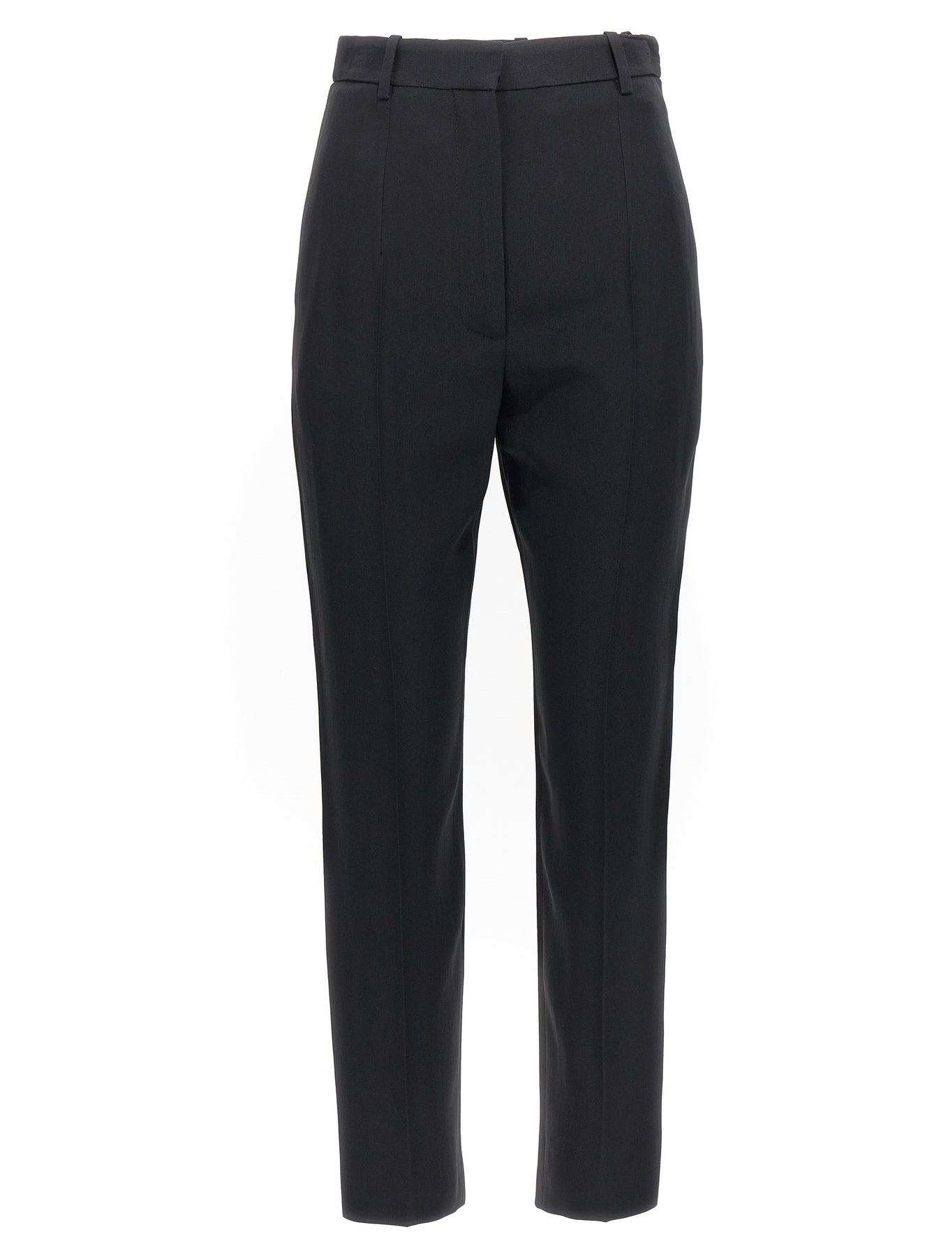 パンツ ALEXANDER MCQUEEN Crepe cigarette pants Black 585118QEAAA Alexander McQueen CrêPe Cigarette Pants Black | wananluxury