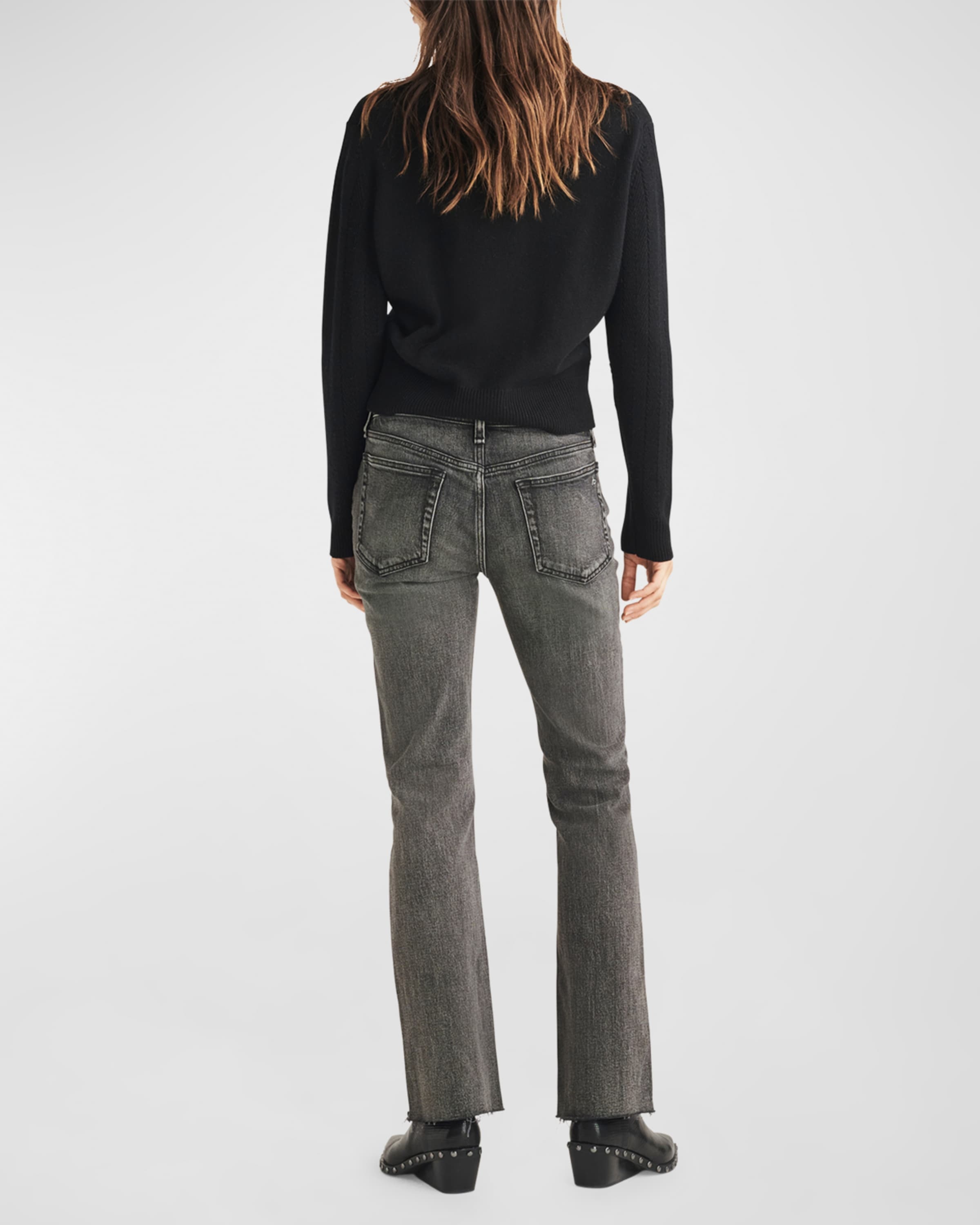 Shop rag & bone Peyton Bootcut Mid-Rise Jeans