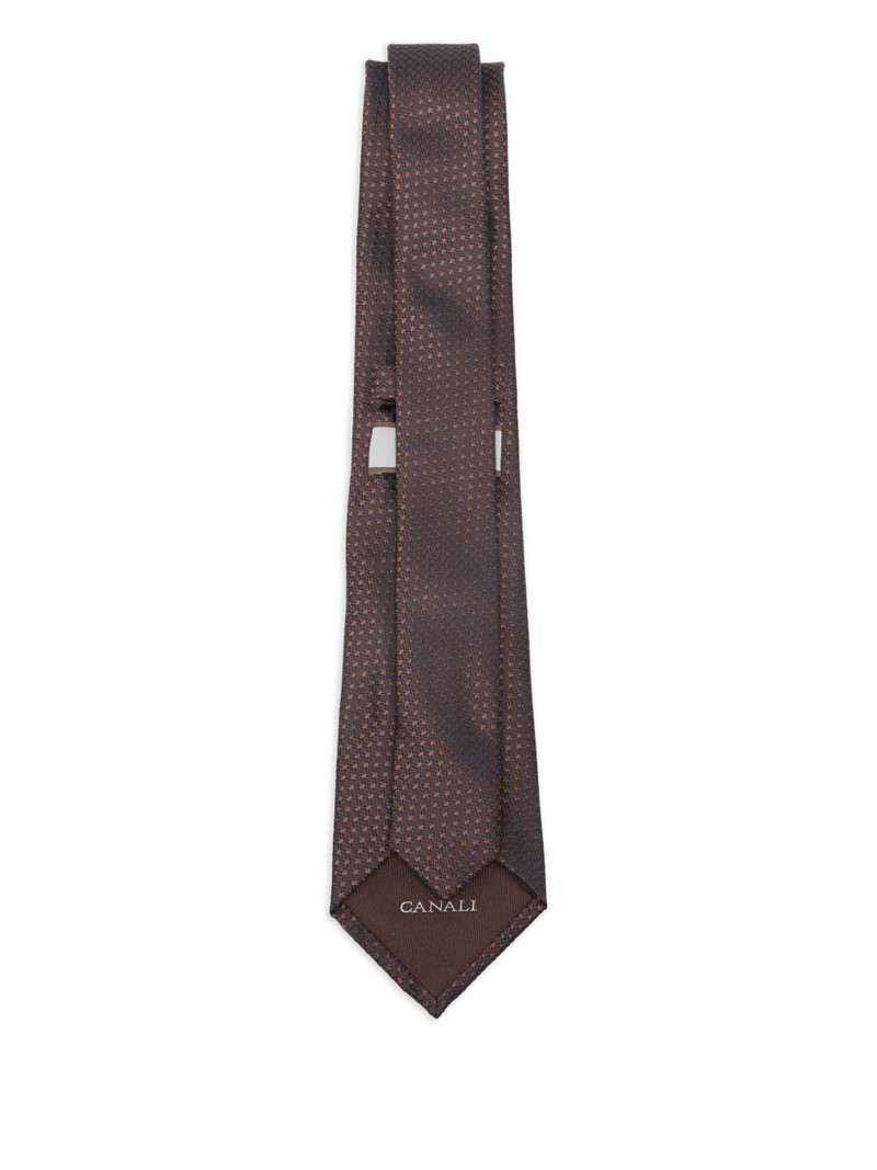Canali textured tie outlook