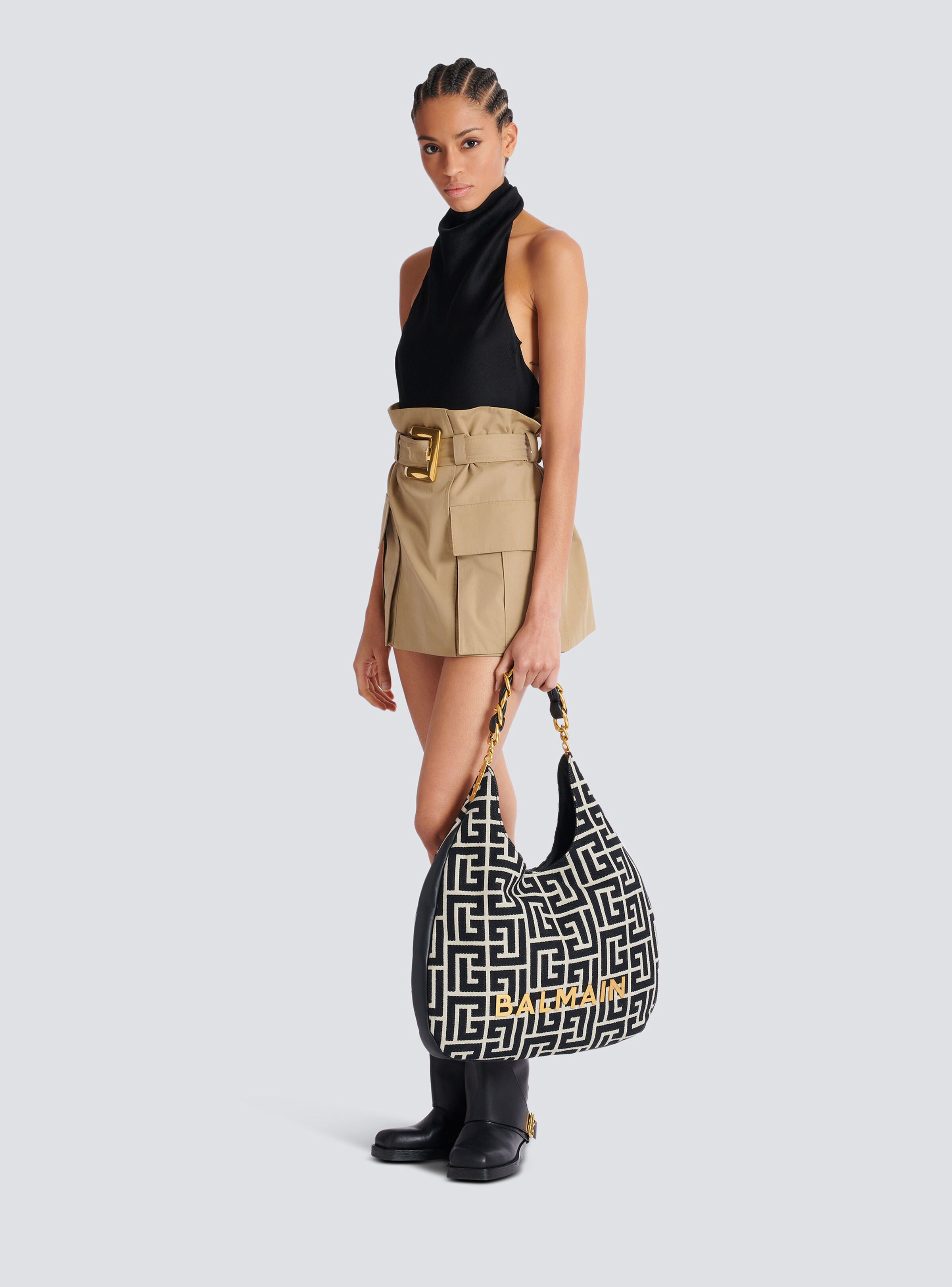 1945 Soft Hobo Large monogrammed jacquard tote bag - 2