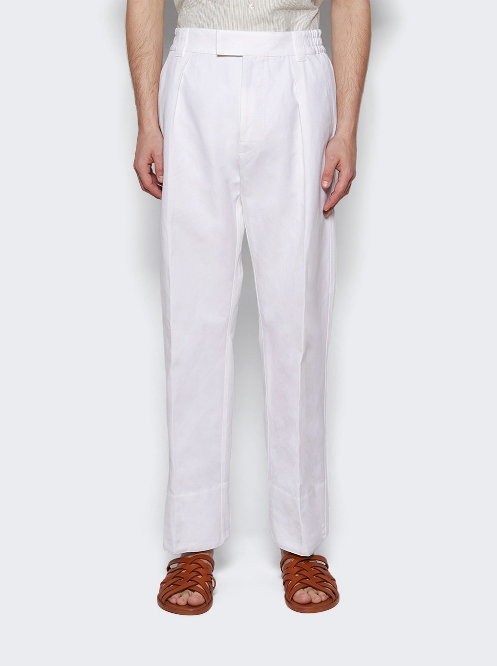 Reinga Cotton Linen Pants Optical White - 3