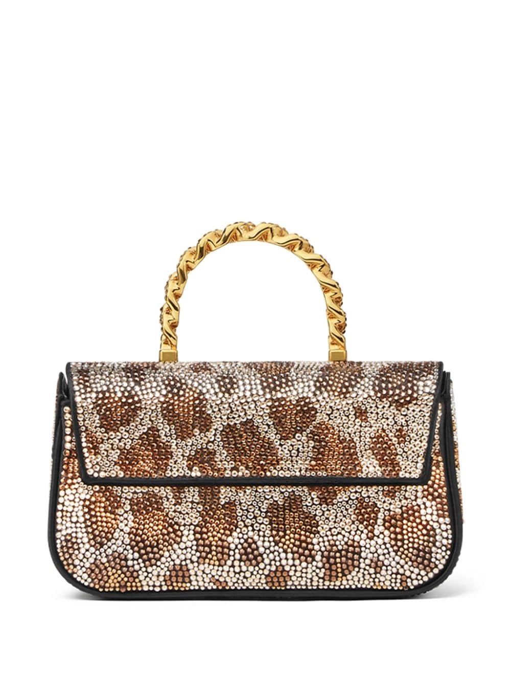 La Medusa crystal-leopard mini bag - 3