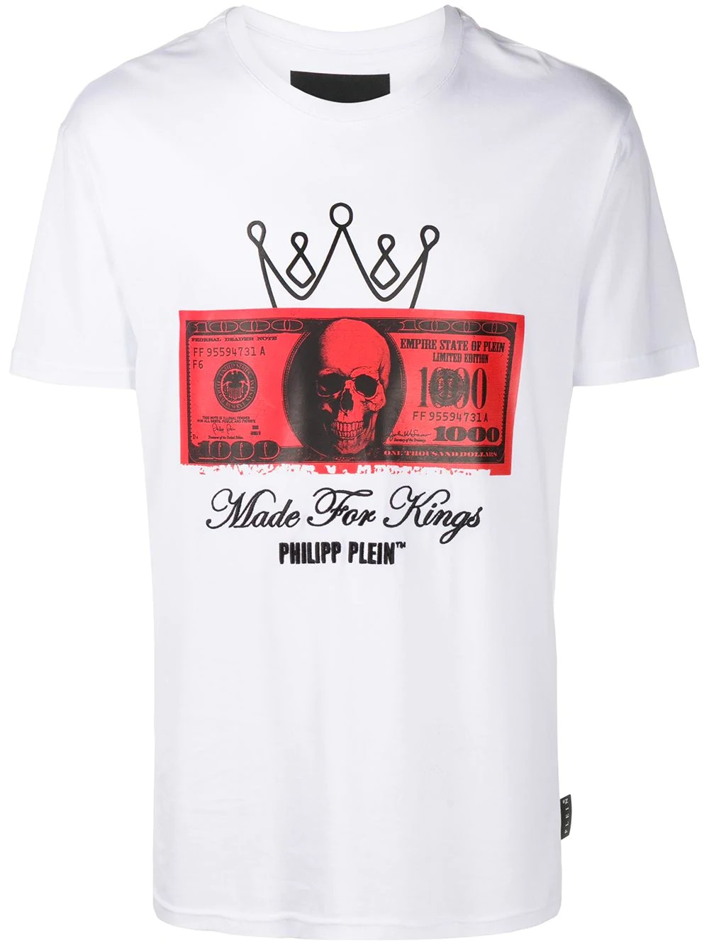 money print T-shirt - 1