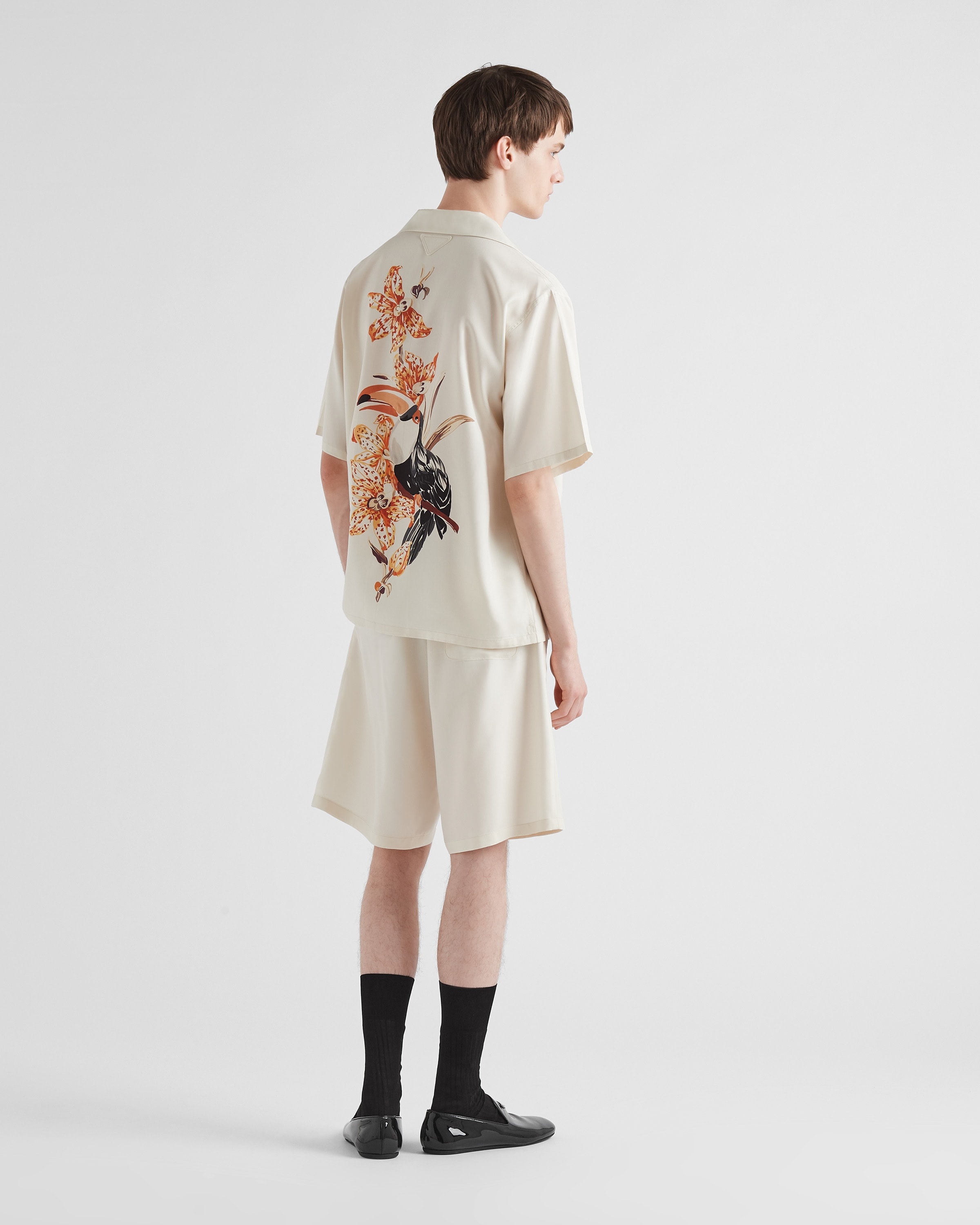 Silk Bermuda shorts - 5