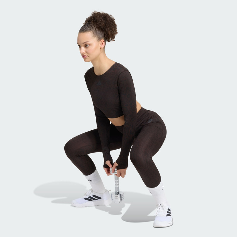 PrimeLift Workout Snake Twist Reversible Long Sleeve T-Shirt 7