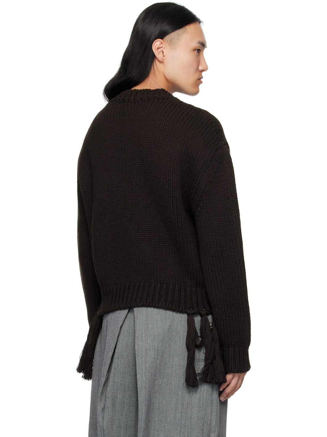 Brown Crewneck Sweater - 3