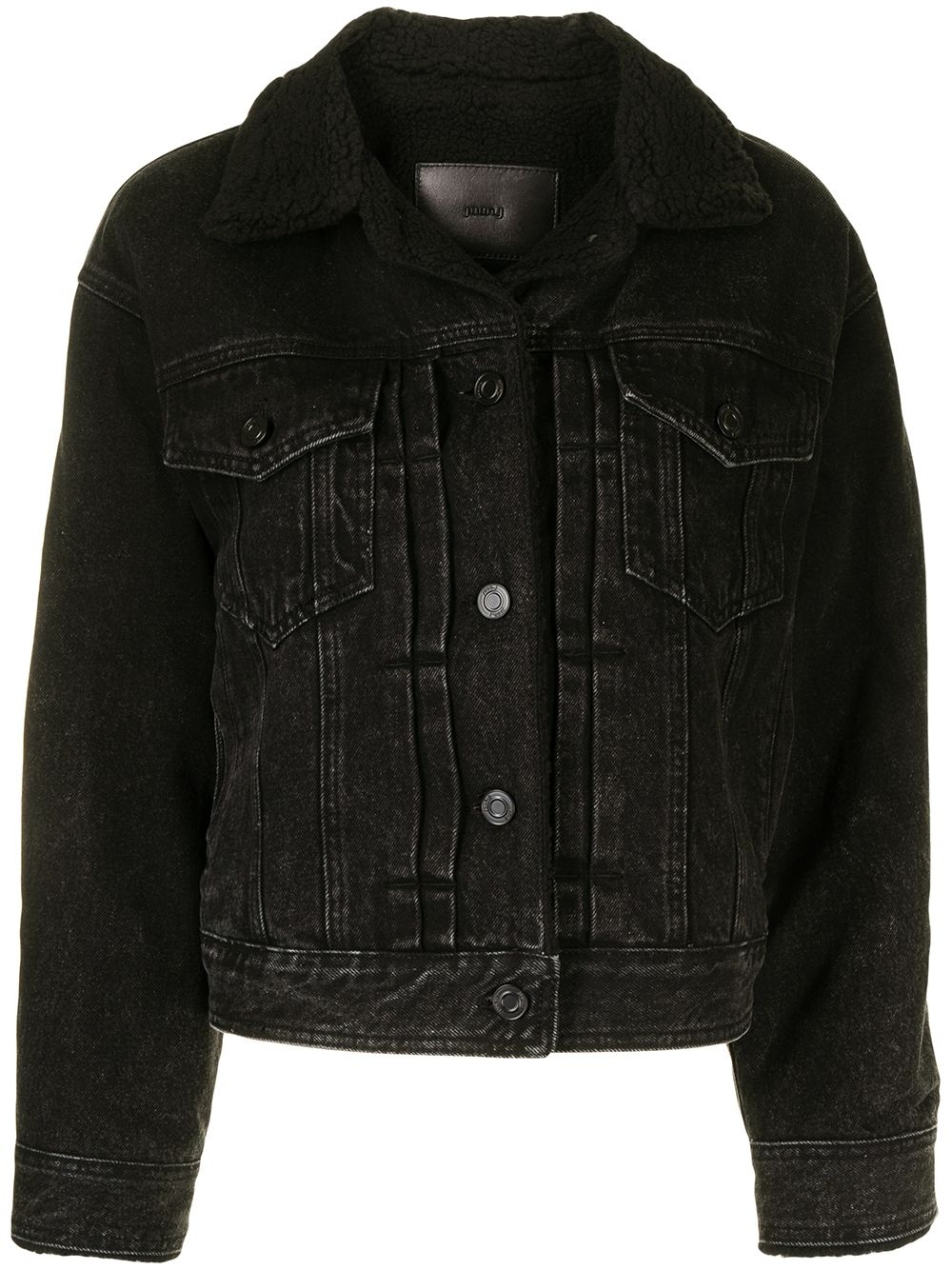 shearling trucker jacket - 1