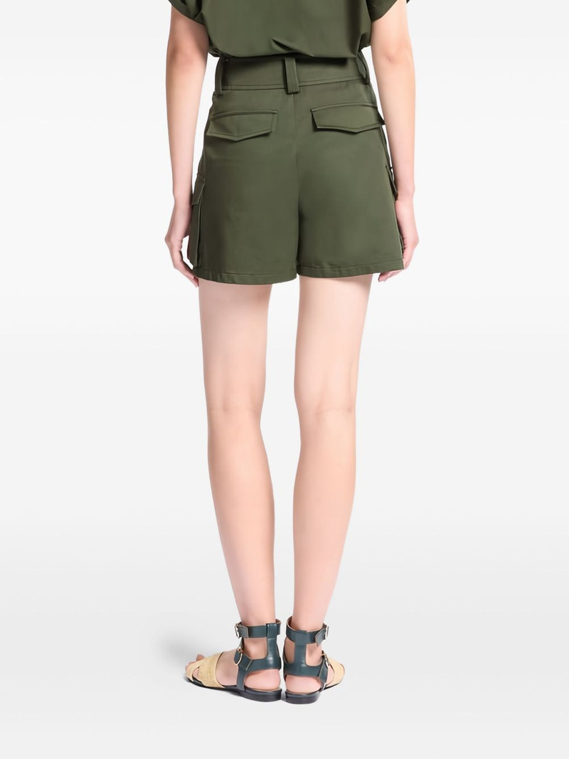 ELIE SAAB Gabardine cargo-pocket tailored shorts outlook