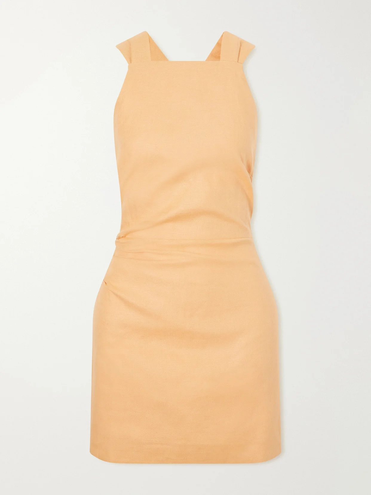 Thora Open-back Linen Mini Dress - 1