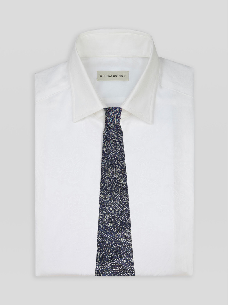 Etro PAISLEY PATTERN JACQUARD TIE outlook