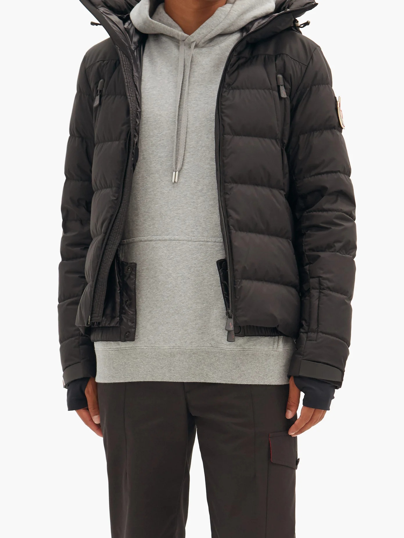 Camurac hooded quilted down ski jacket - 6