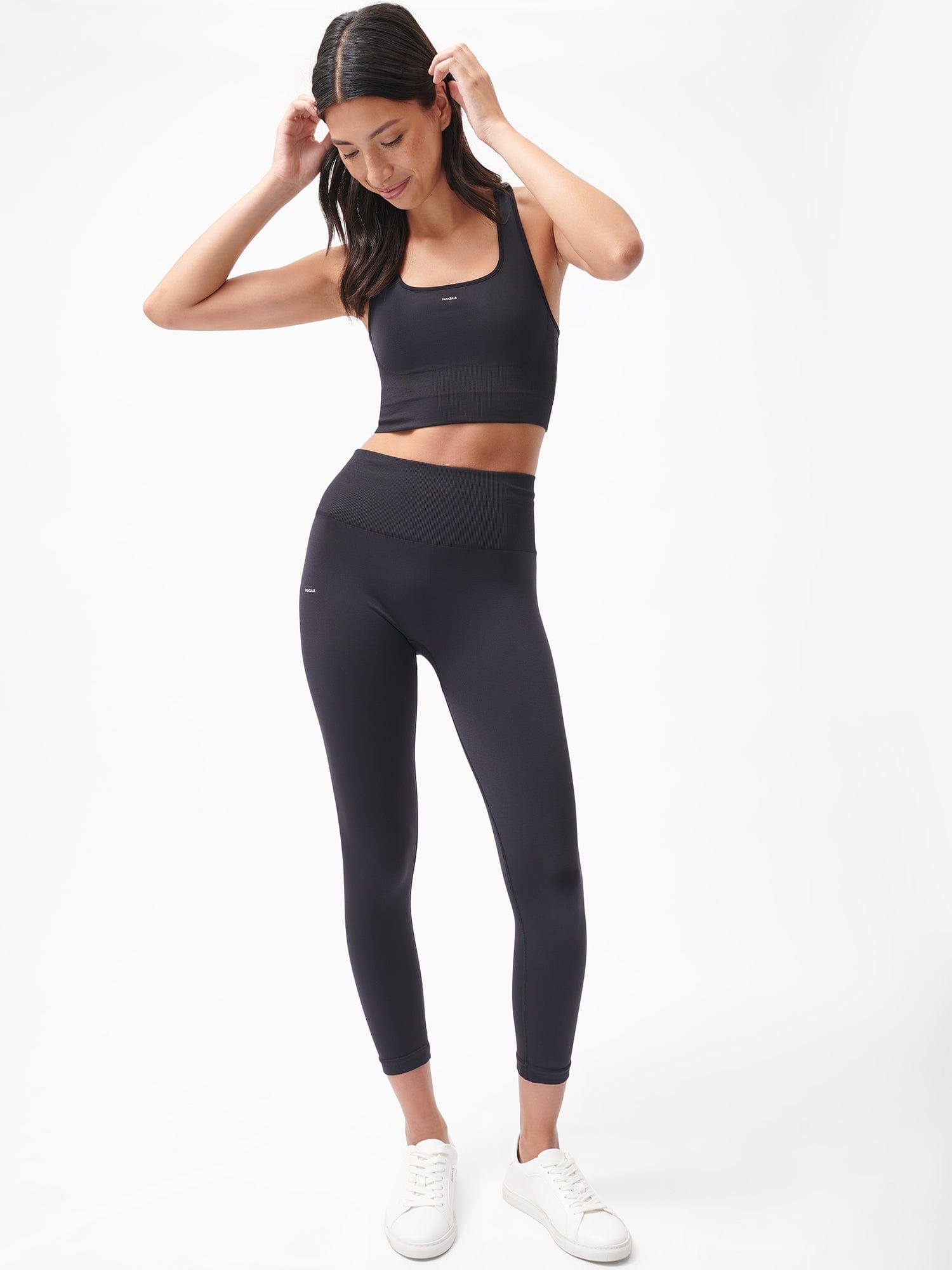 Women's Plant-Stretch Compressive 7/8 Leggings - Black - 5