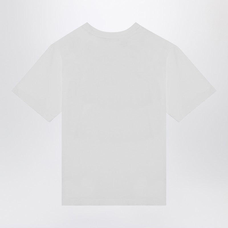 Dolce&Gabbana White Jersey T-Shirt With Logo Women - 2