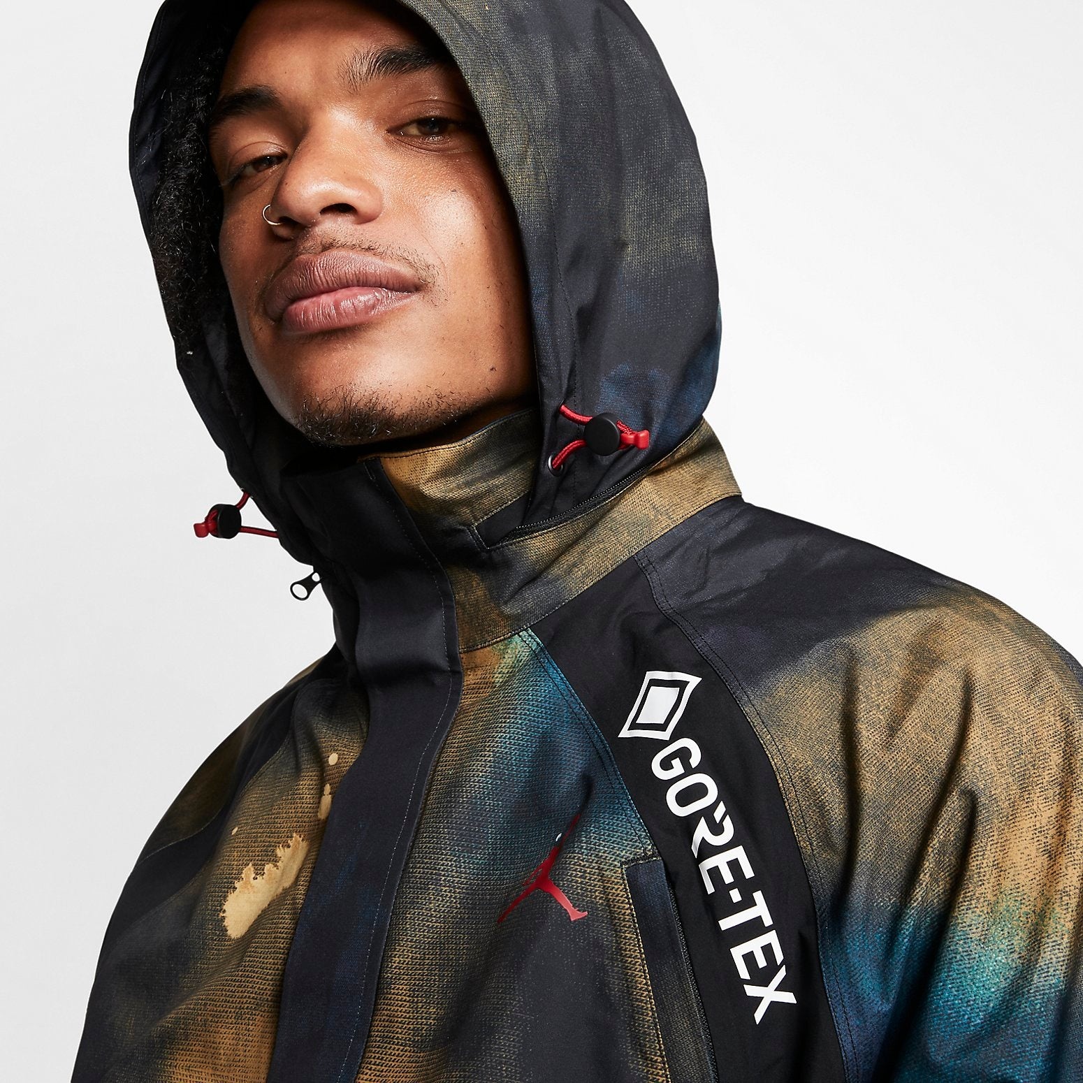 Air Jordan Gore-tex Casual Sports waterproof hooded Interchange Jacket CT6223-010 - 2