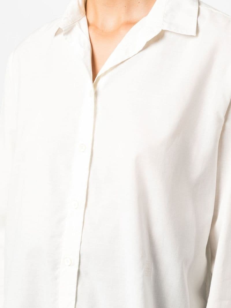 long-sleeve corduroy T-shirt - 8