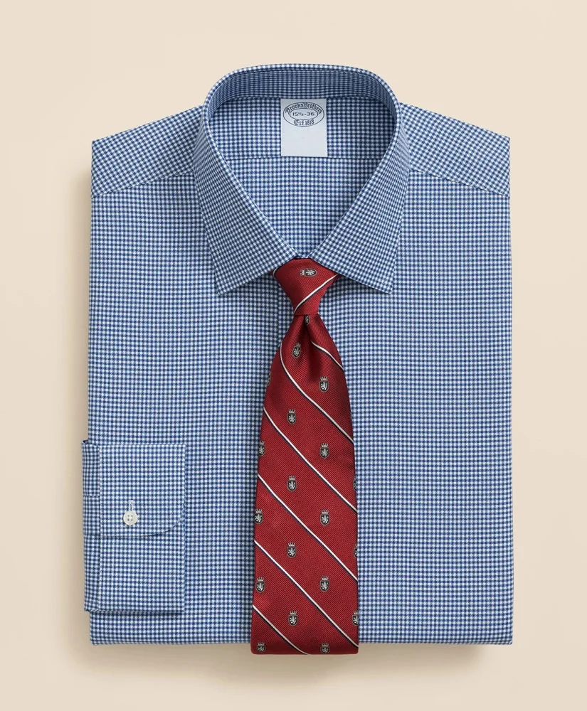 Cotton Non-Iron Twill Spread Collar Dress Shirt - 1