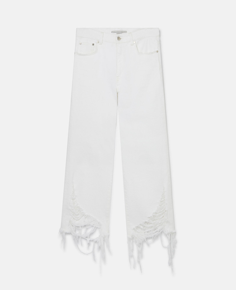 Distressed Kick-Flare Jeans 1