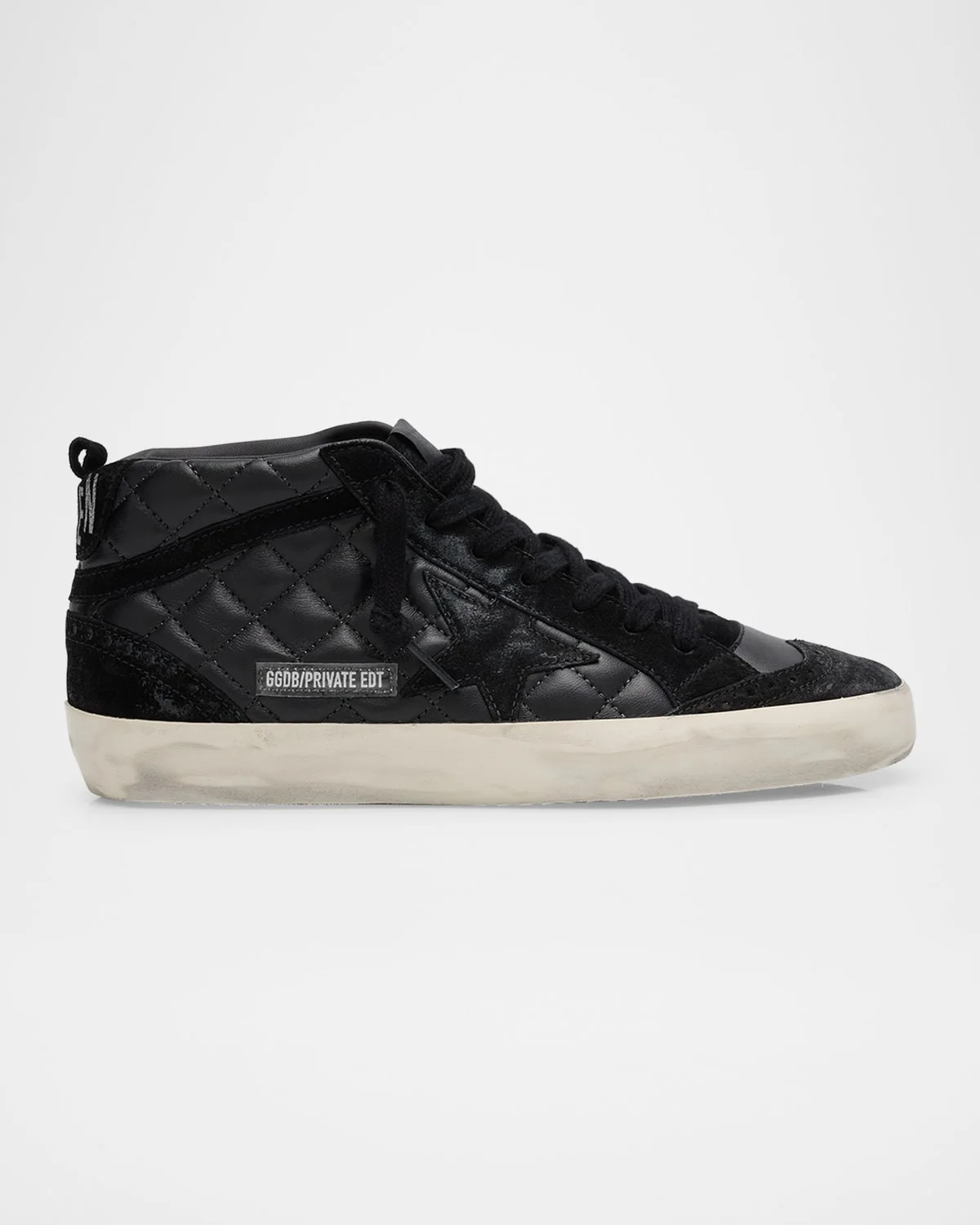 Midstar Classic Matellasse Nappa Leather Mid-Top Sneakers - 1