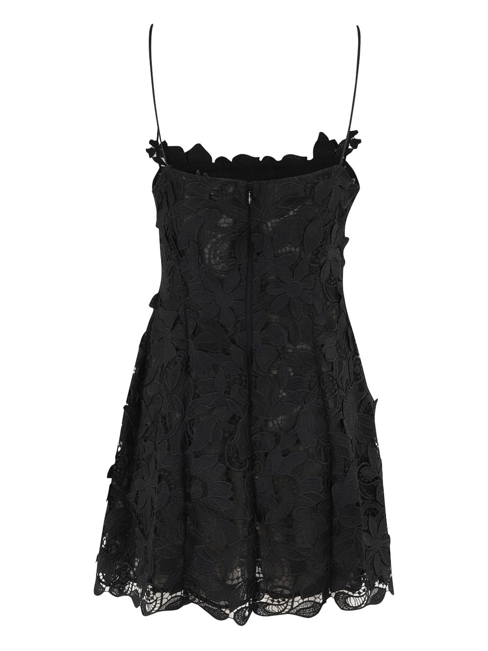 floral-lace mini dress - 2