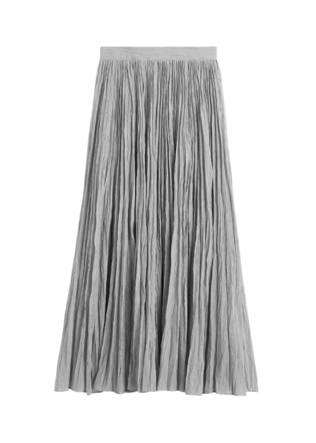 Crinkled Plisse Skirt - 1