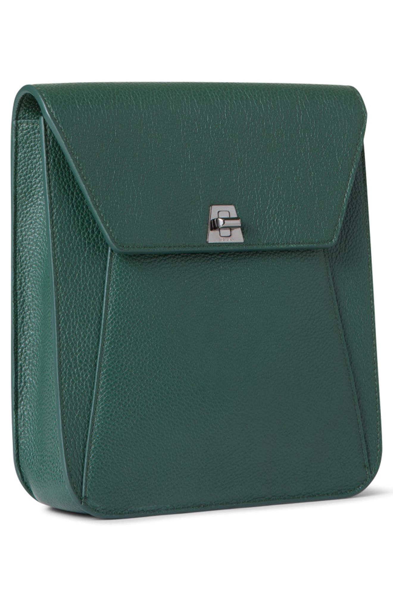 Akris Small Anouk Leather Crossbody Bag in Cypresse at Nordstrom - 5