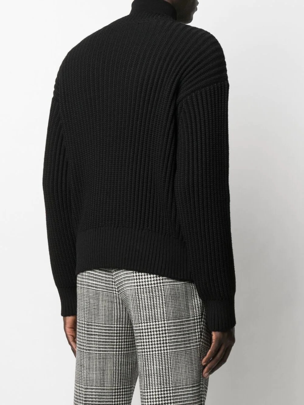 ribbed crew-neck jumper - 4