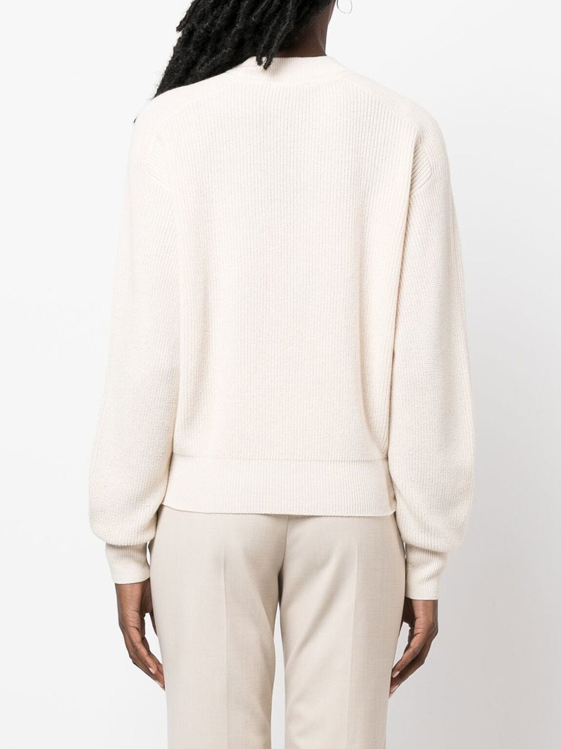 ribbed-knit wool-blend jumper 4