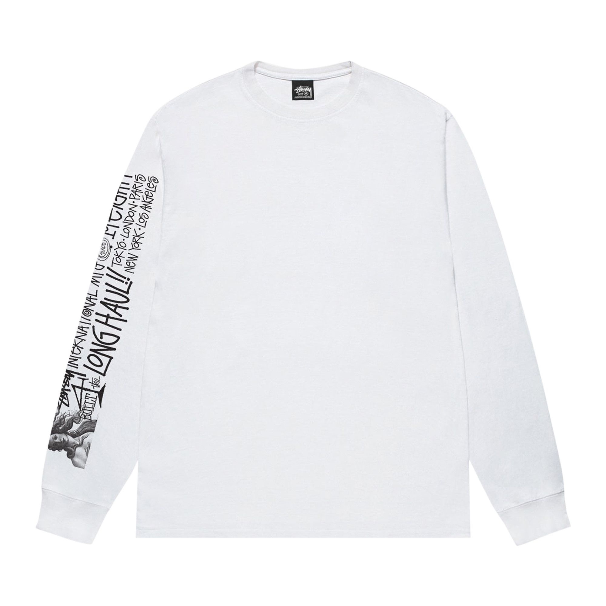Stussy Long Haul Long-Sleeve Tee 'White' - 1