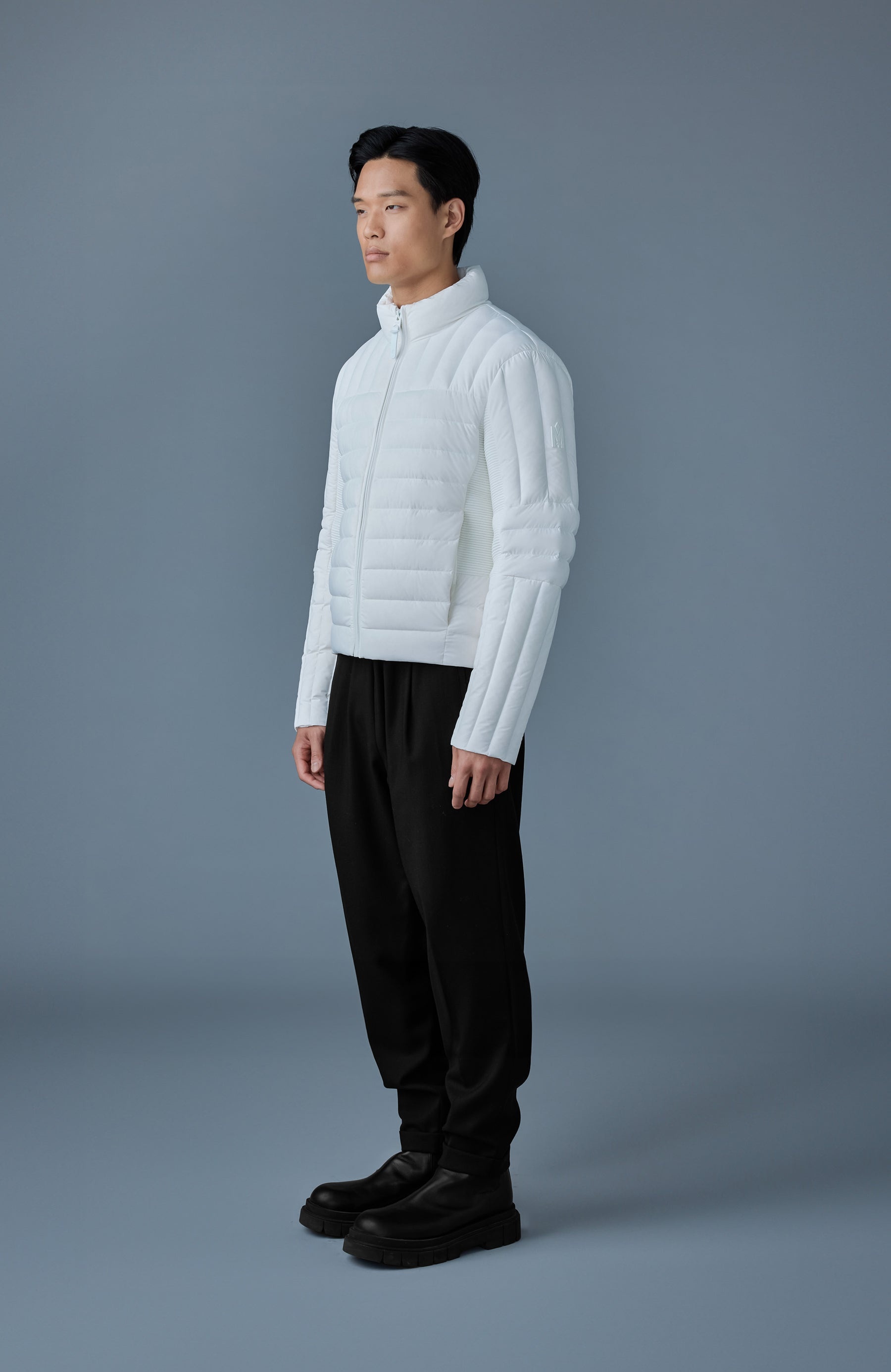 TRAVIS Perpendicular channel quilt down jacket - 3