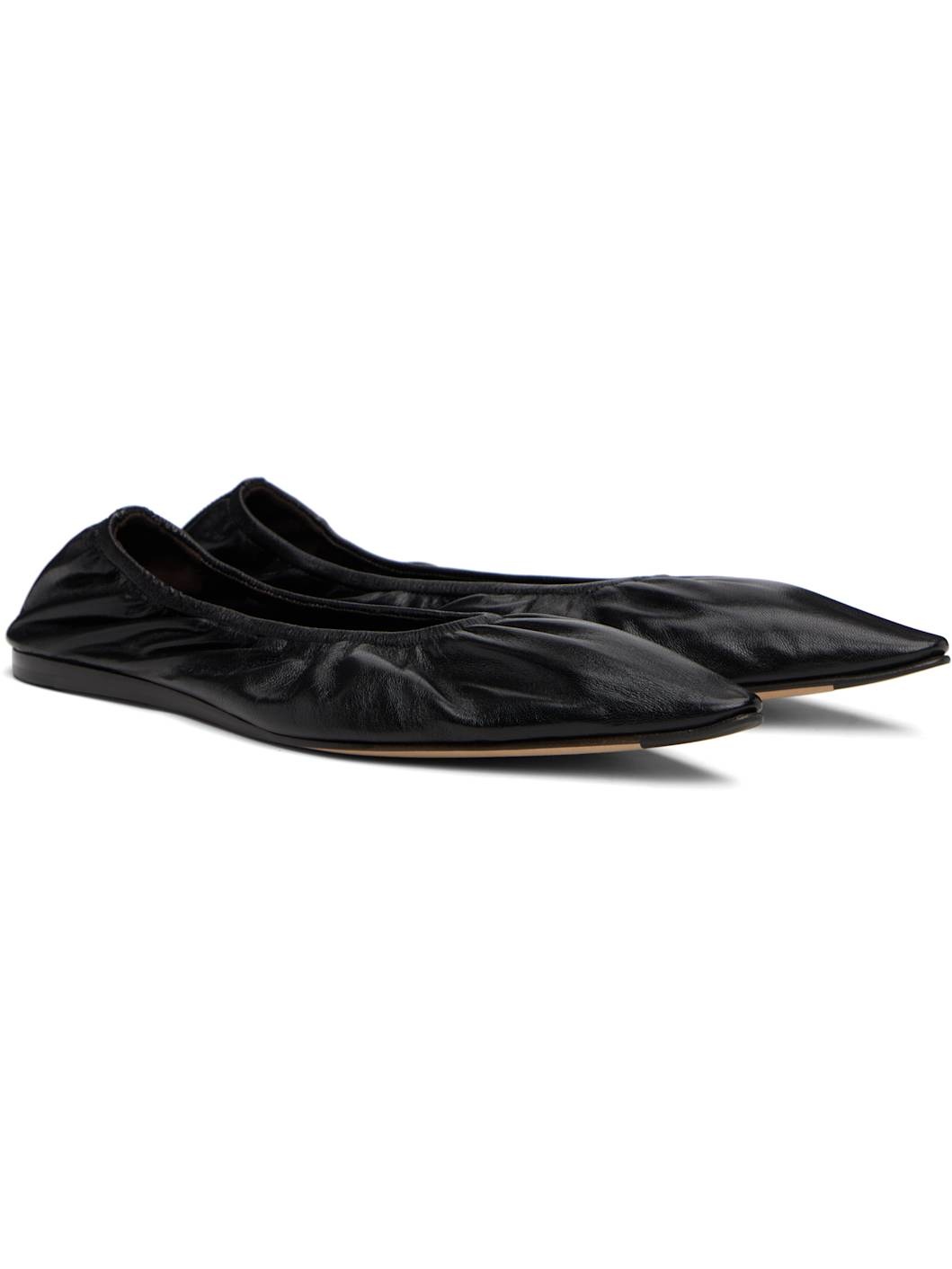 Black Liisa Ballerina Flats - 4