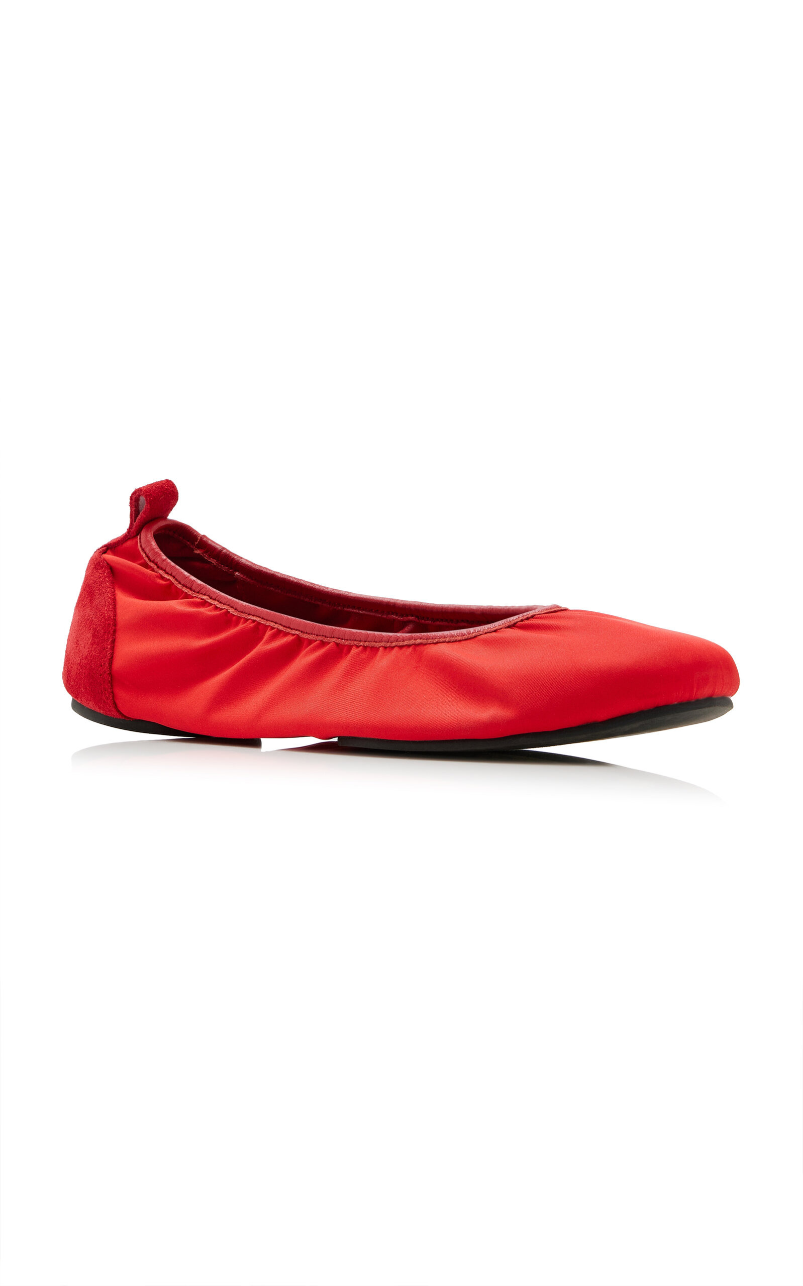 Satin Ballet Flats red - 3