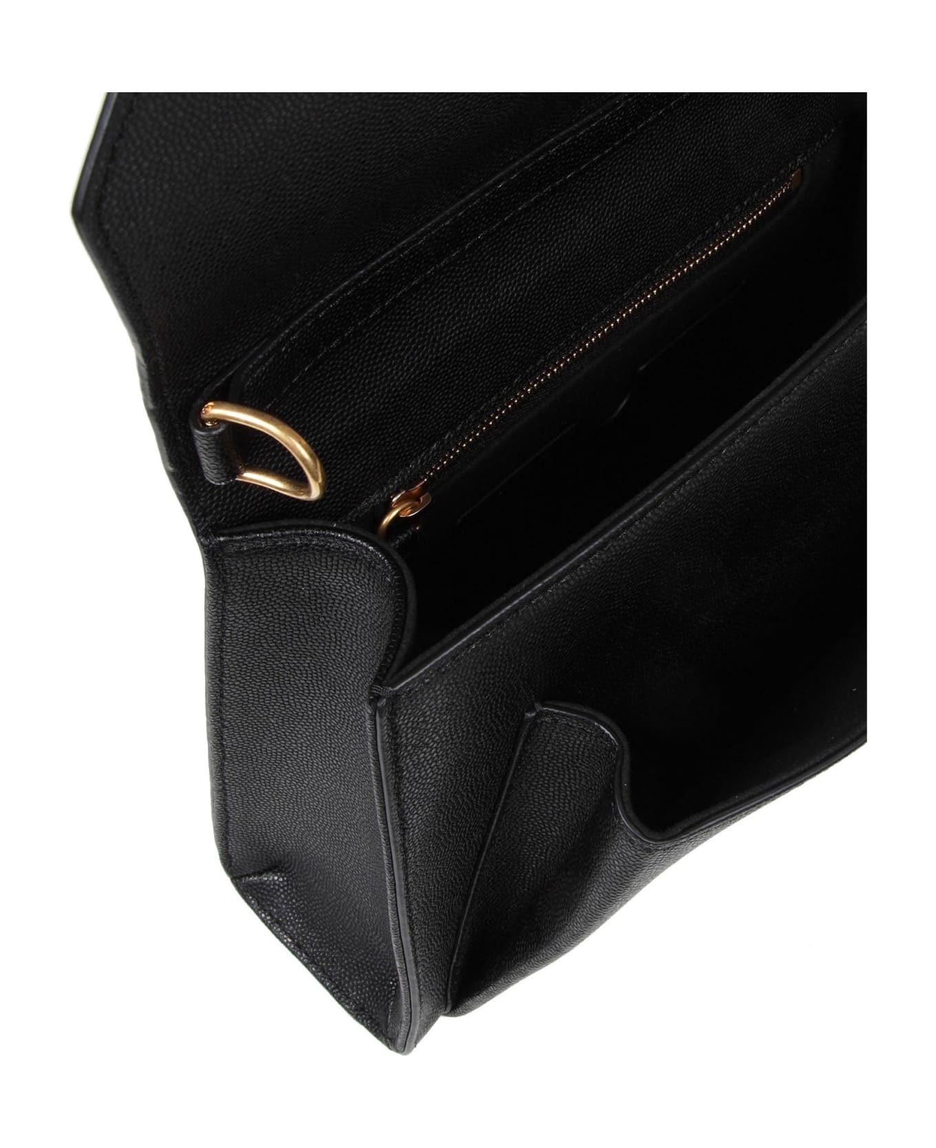 Balmain Emblem Bag In Calfskin With Decorative Buttons - 5