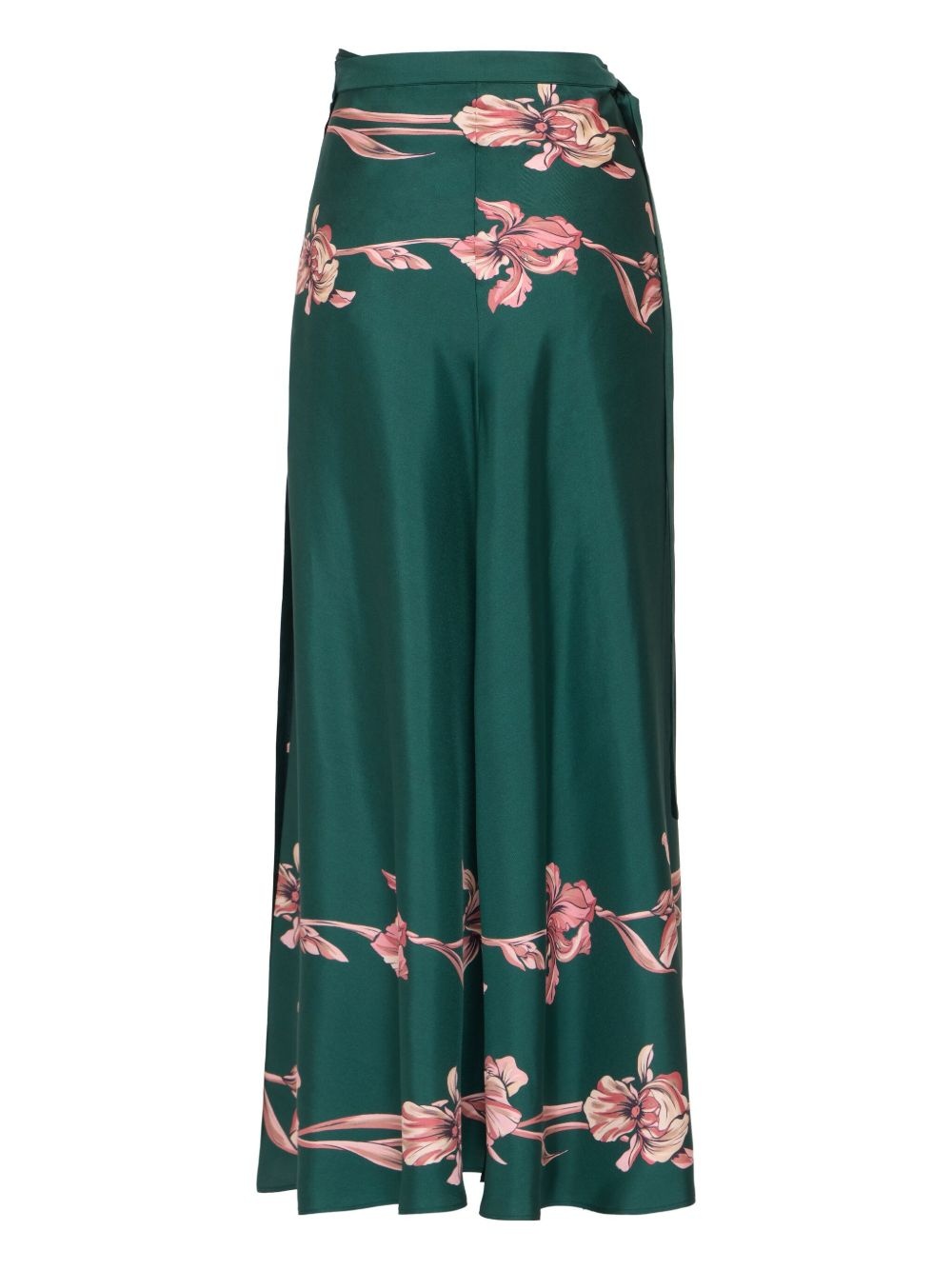 floral-print sarong skirt - 4