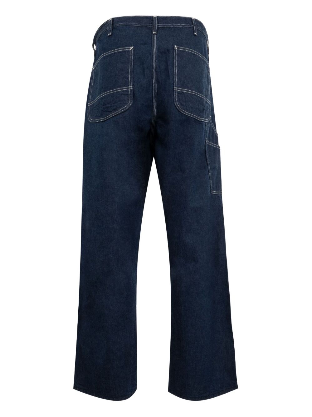 contrast-stitching jeans - 2