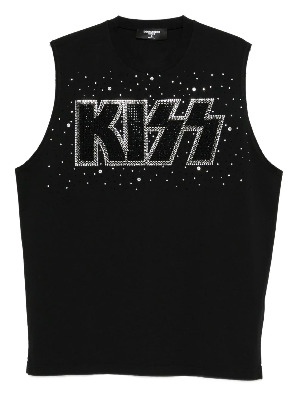 x Kiss crystal-embellished tank top - 1