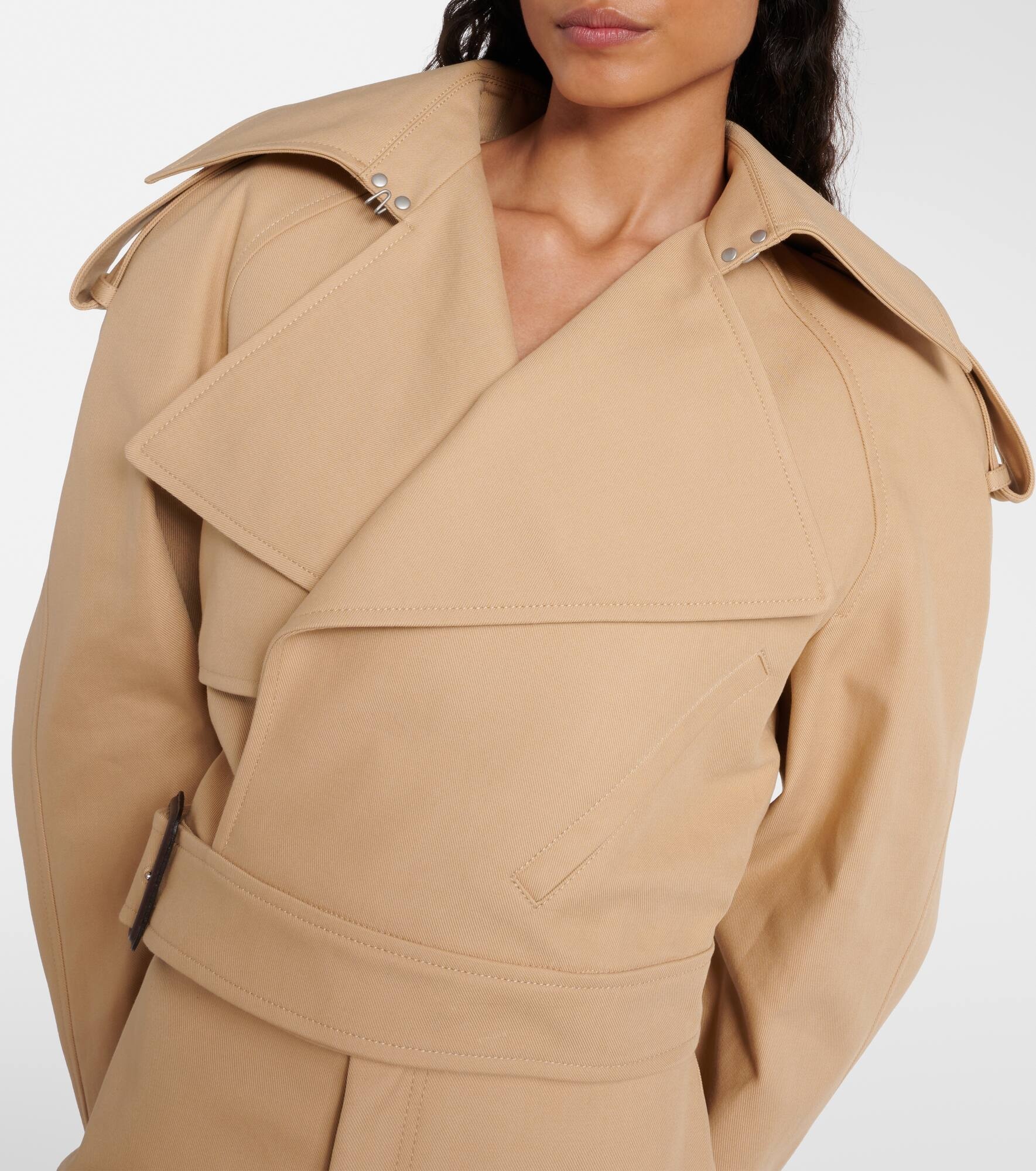 Cropped cotton jacket - 4
