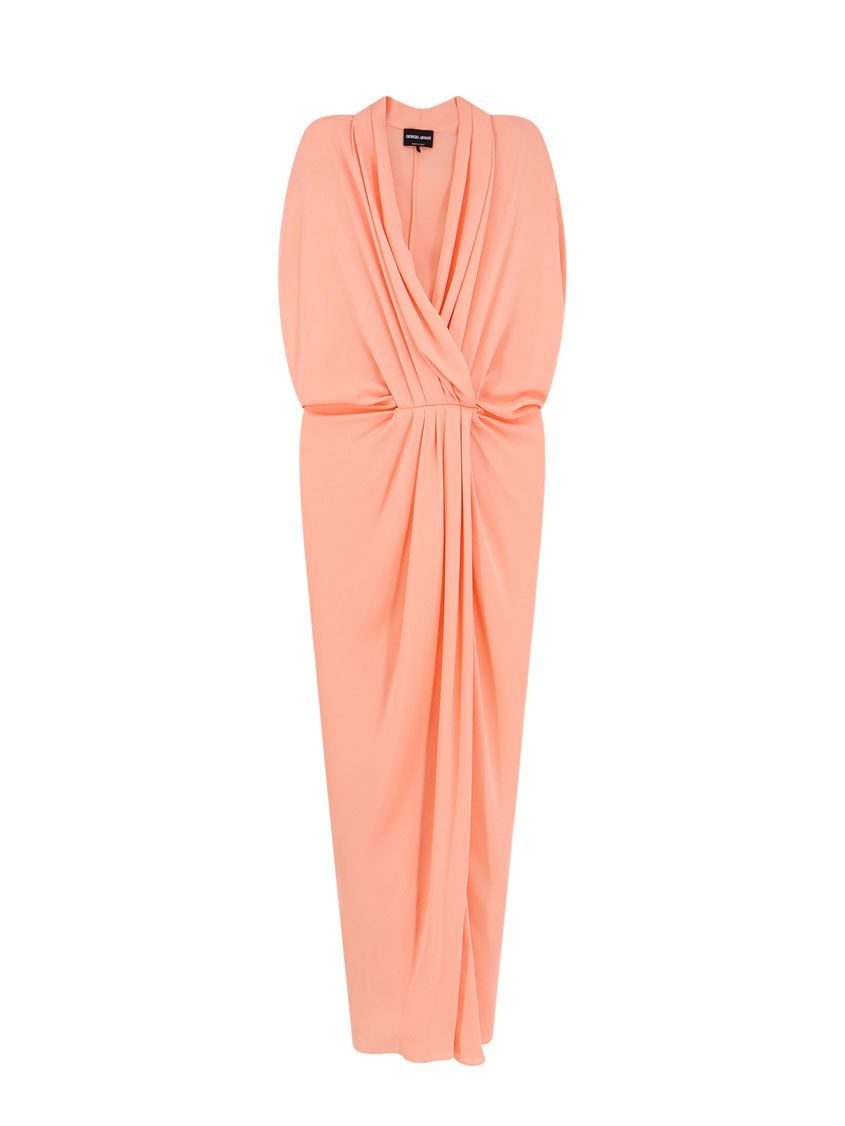 ワンピース GIORGIO ARMANI ASV SILK TRIPLE ETTE DRESS ASV triple silk georgette long dress | Giorgio Armani
